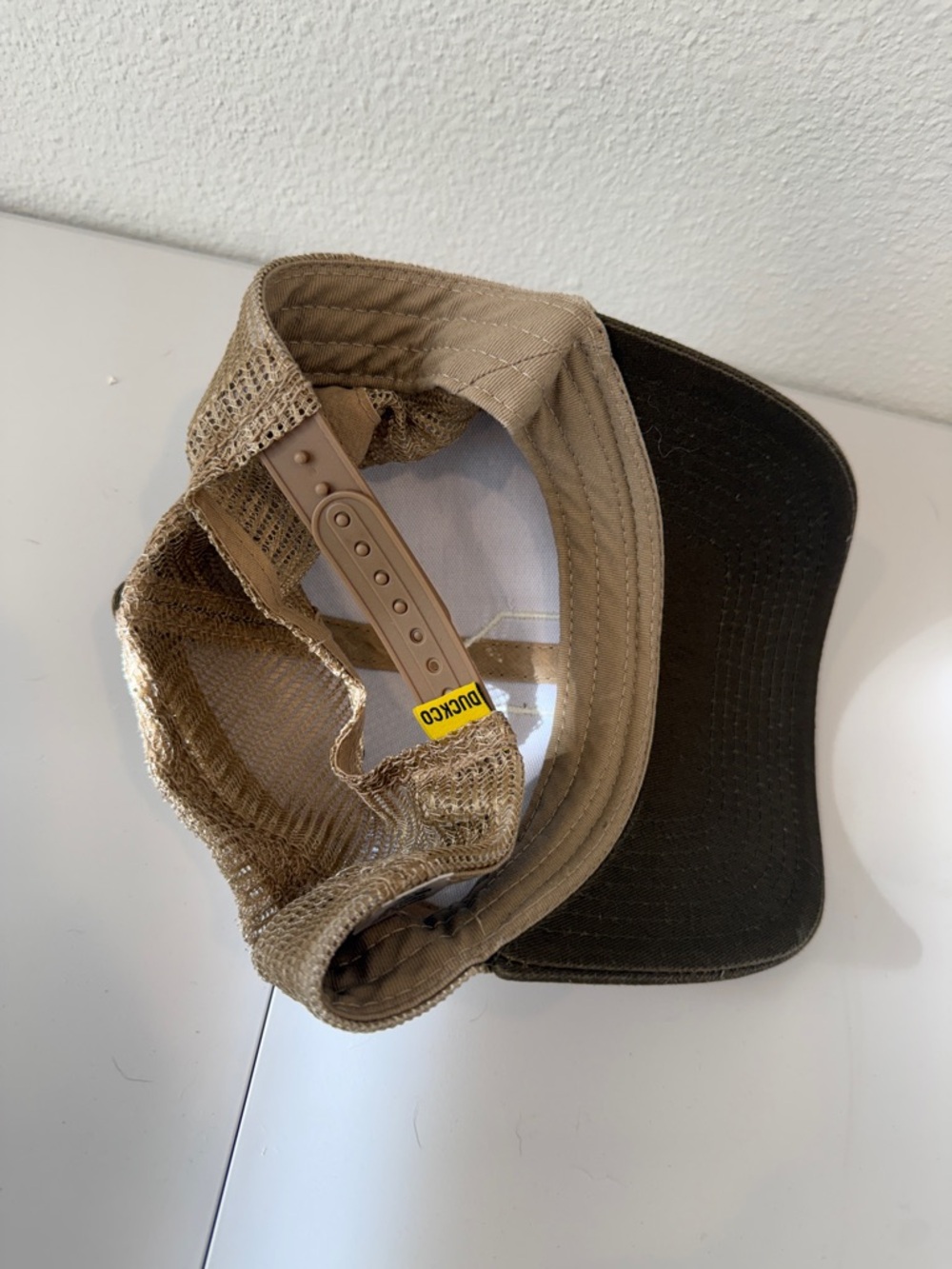 Brazos Bend Patch Trucker Hat in Olive - Picture 3 of 3